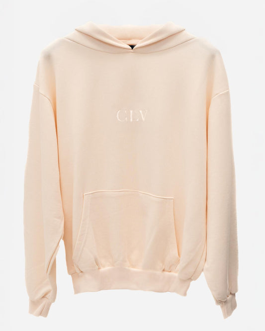 Hoodie Crema  boxy fit - CLV