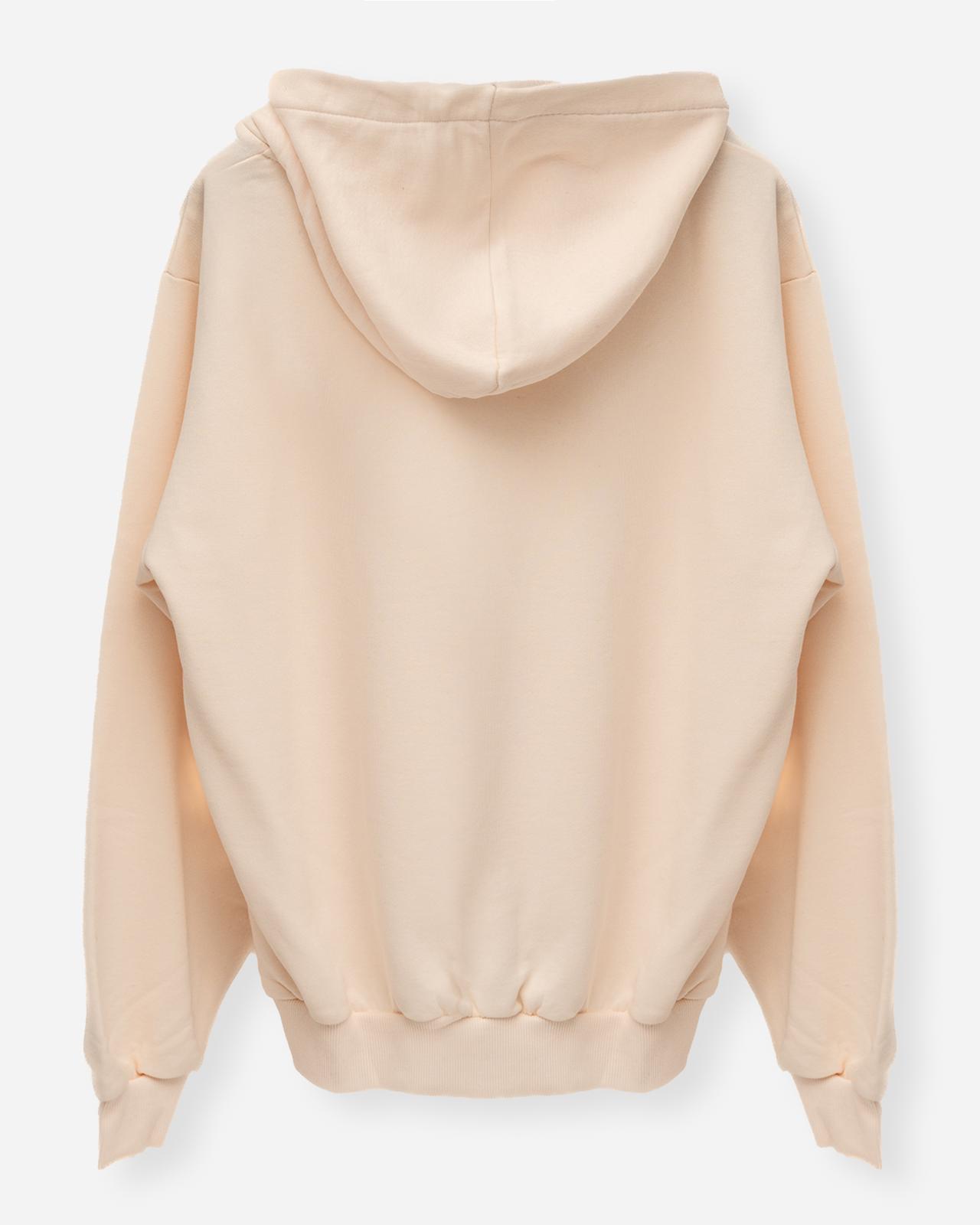 Hoodie Crema  boxy fit - CLV